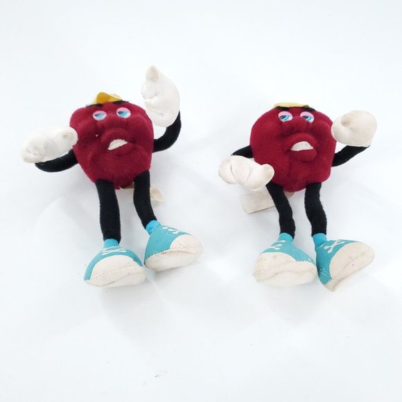 California Raisins 1988 Plush Figures Lot of 2 - Picture 2 of 5